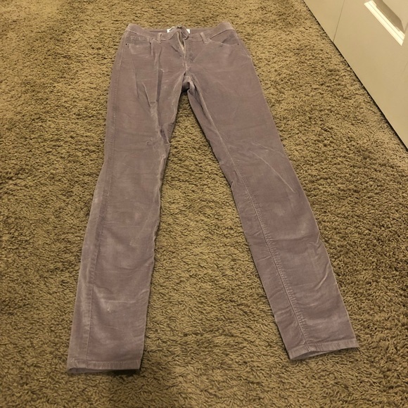 High waisted skinny velvet jeans - Picture 5 of 11